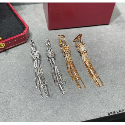 Replica Cartier Earrings For Women #1234147 $100.00 USD for Wholesale