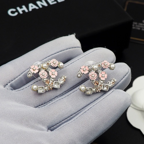 Replica Chanel Earrings For Women #1234191 $25.00 USD for Wholesale