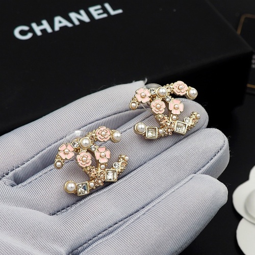 Replica Chanel Earrings For Women #1234192 $25.00 USD for Wholesale