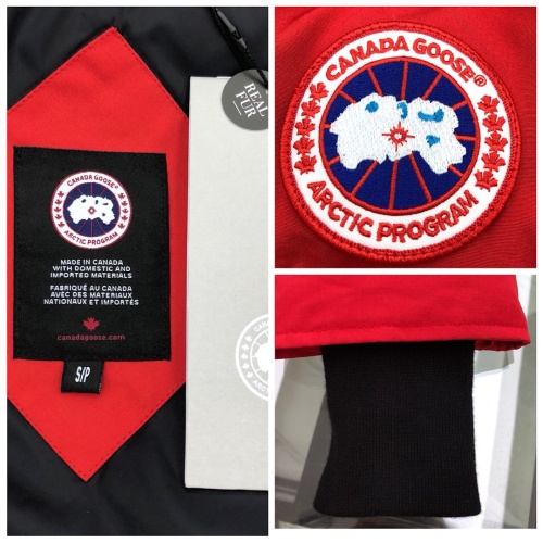 Replica Canada Goose Down Feather Coat Long Sleeved For Unisex #1234324 $170.00 USD for Wholesale