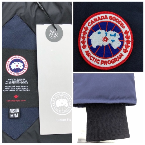 Replica Canada Goose Down Feather Coat Long Sleeved For Unisex #1234325 $170.00 USD for Wholesale