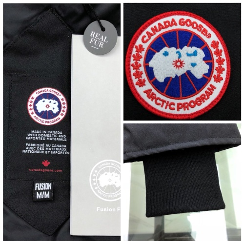 Replica Canada Goose Down Feather Coat Long Sleeved For Unisex #1234326 $170.00 USD for Wholesale