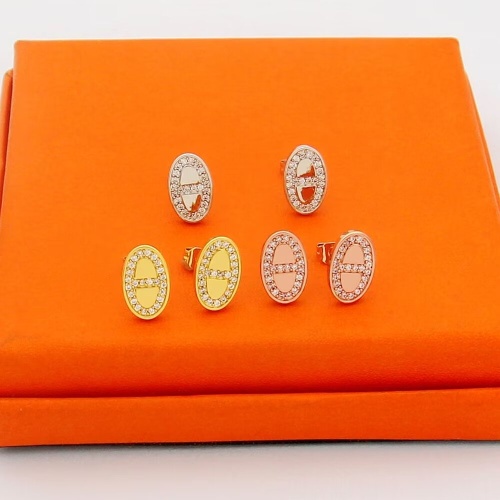 Replica Hermes Earrings For Women #1234342 $25.00 USD for Wholesale