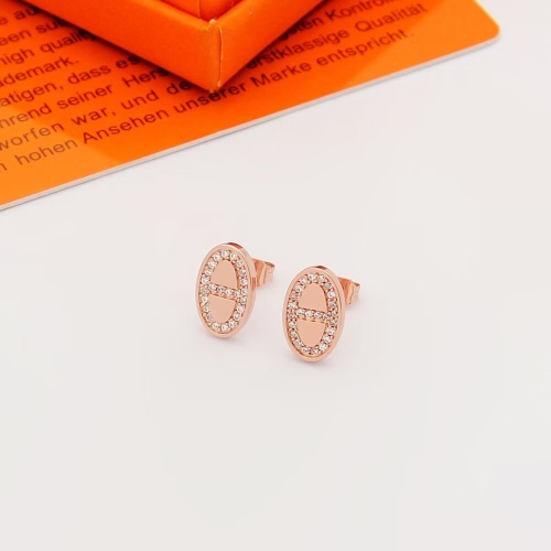 Hermes Earrings For Women #1234343 $25.00 USD, Wholesale Replica Hermes Earrings