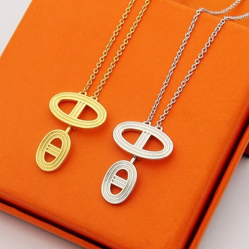 Replica Hermes Necklaces #1234395 $25.00 USD for Wholesale