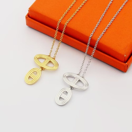 Replica Hermes Necklaces #1234395 $25.00 USD for Wholesale