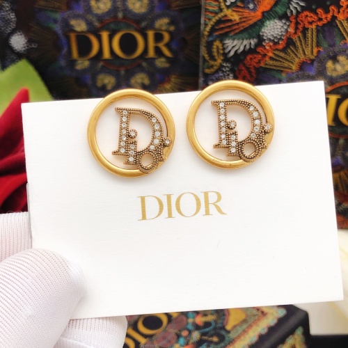 Replica Christian Dior Earrings For Women #1234397 $25.00 USD for Wholesale