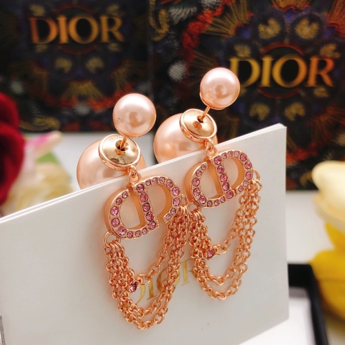 Replica Christian Dior Earrings For Women #1234412 $29.00 USD for Wholesale