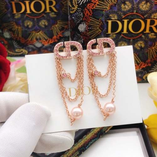 Replica Christian Dior Earrings For Women #1234413 $29.00 USD for Wholesale