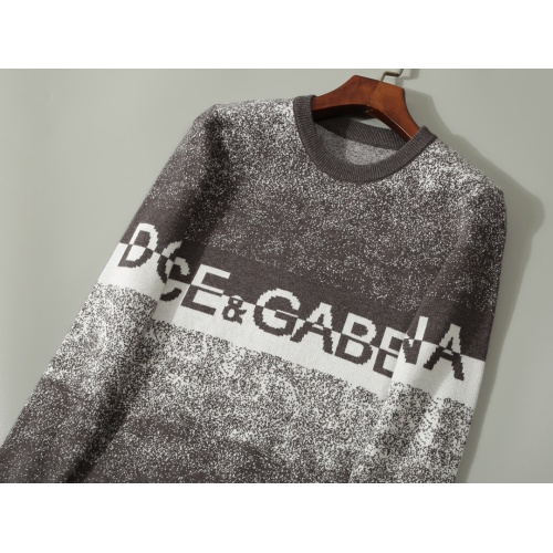 Replica Dolce & Gabbana D&G Sweaters Long Sleeved For Men #1234437 $45.00 USD for Wholesale