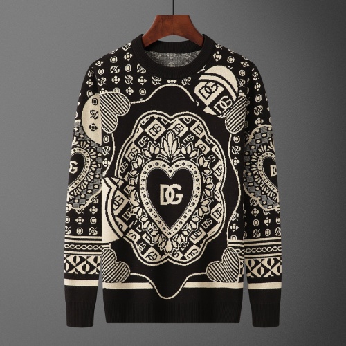 Dolce &amp; Gabbana D&amp;G Sweaters Long Sleeved For Men #1234439 $45.00 USD, Wholesale Replica Dolce &amp; Gabbana D&amp;G Sweaters