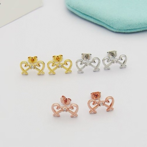 Replica Tiffany Earrings For Women #1234576 $25.00 USD for Wholesale