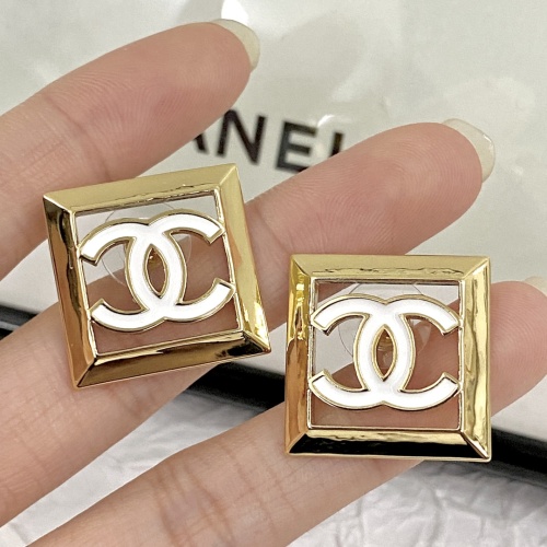 Replica Chanel Earrings For Women #1234587 $32.00 USD for Wholesale