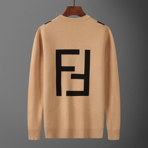 Replica Fendi Sweaters Long Sleeved For Men #1234589 $45.00 USD for Wholesale