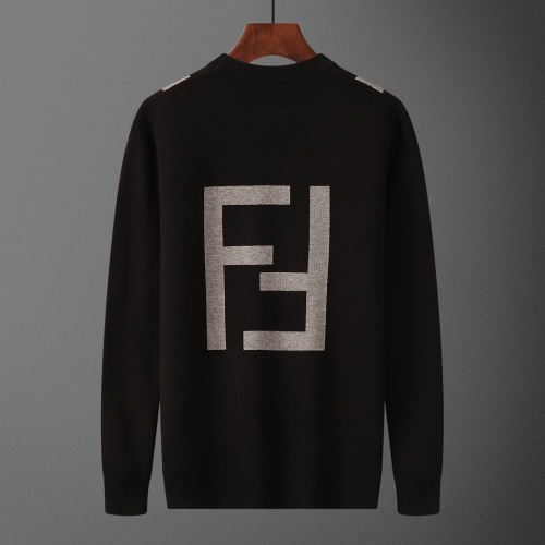 Replica Fendi Sweaters Long Sleeved For Men #1234590 $45.00 USD for Wholesale