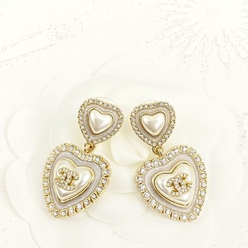 Replica Chanel Earrings For Women #1234592 $40.00 USD for Wholesale