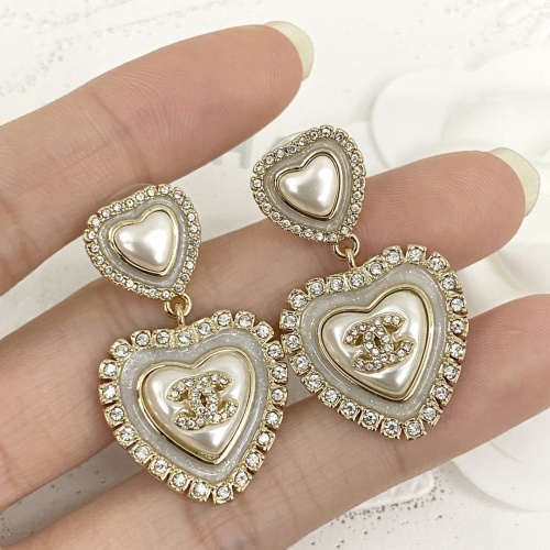 Replica Chanel Earrings For Women #1234592 $40.00 USD for Wholesale