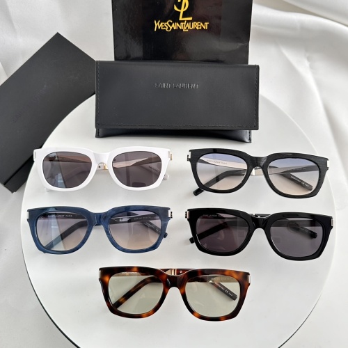 Replica Yves Saint Laurent YSL AAA Quality Sunglasses #1234605 $60.00 USD for Wholesale