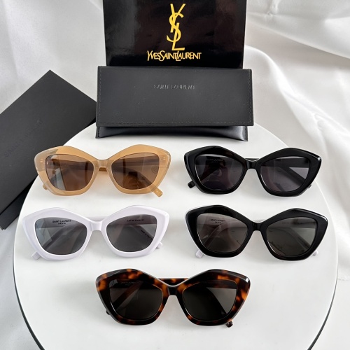 Replica Yves Saint Laurent YSL AAA Quality Sunglasses #1234608 $48.00 USD for Wholesale