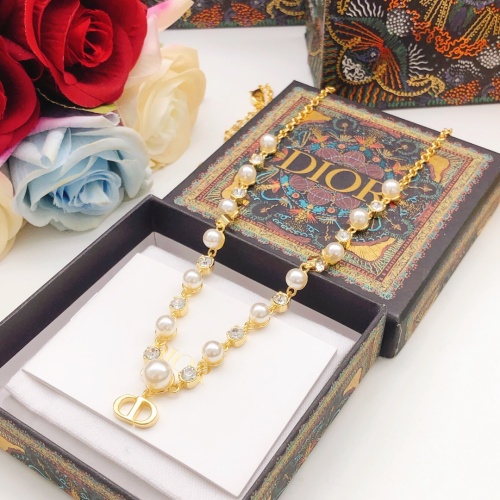 Replica Christian Dior Necklaces For Women #1234656 $38.00 USD for Wholesale