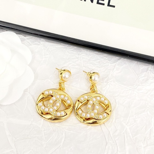 Replica Chanel Earrings For Women #1234669 $38.00 USD for Wholesale