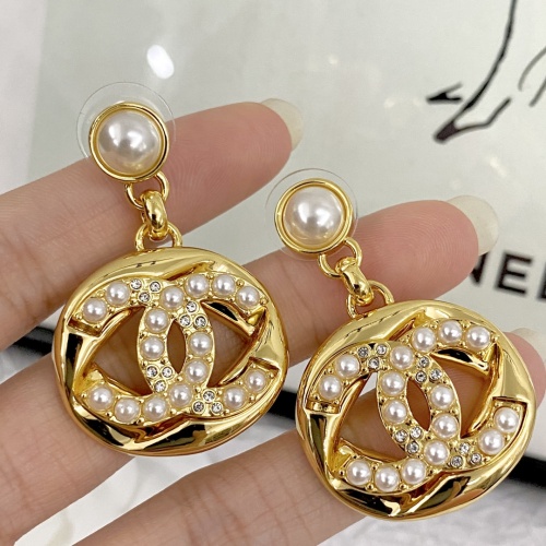 Replica Chanel Earrings For Women #1234669 $38.00 USD for Wholesale