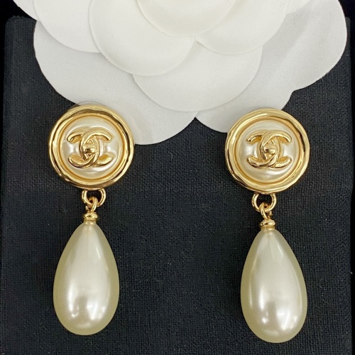 Replica Chanel Earrings For Women #1234671 $32.00 USD for Wholesale