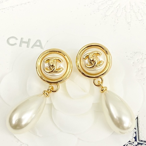 Replica Chanel Earrings For Women #1234671 $32.00 USD for Wholesale