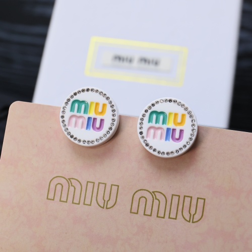 MIU MIU Earrings For Women #1234692 $27.00 USD, Wholesale Replica MIU MIU Earrings