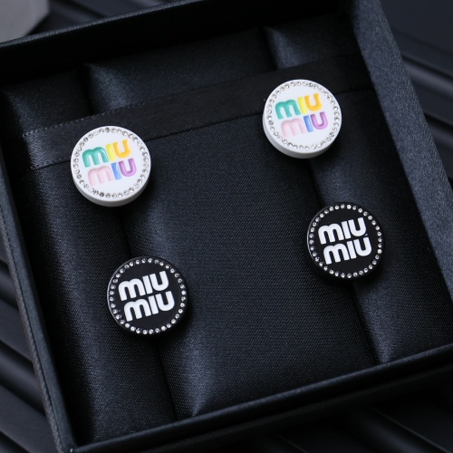 Replica MIU MIU Earrings For Women #1234692 $27.00 USD for Wholesale