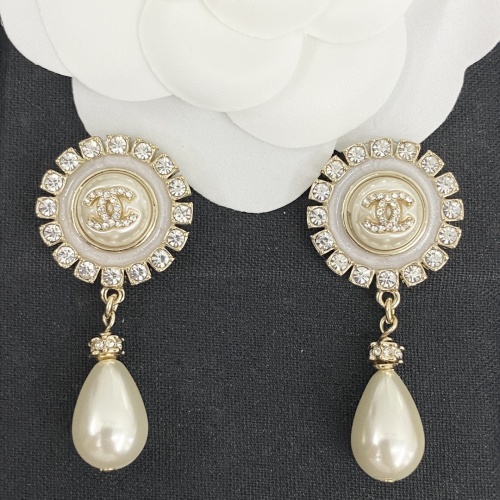 Replica Chanel Earrings For Women #1234694 $38.00 USD for Wholesale