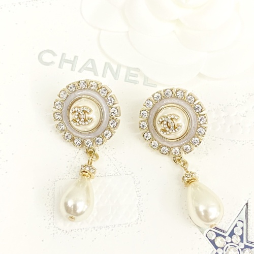 Replica Chanel Earrings For Women #1234694 $38.00 USD for Wholesale