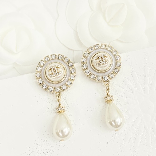 Replica Chanel Earrings For Women #1234694 $38.00 USD for Wholesale