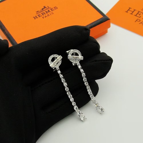 Replica Hermes Earrings For Women #1234711 $32.00 USD for Wholesale