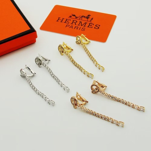 Replica Hermes Earrings For Women #1234711 $32.00 USD for Wholesale