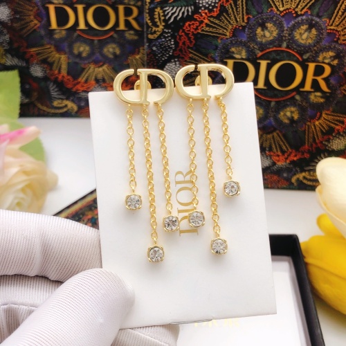 Replica Christian Dior Earrings For Women #1234723 $27.00 USD for Wholesale