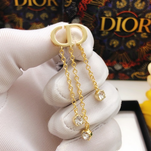 Replica Christian Dior Earrings For Women #1234723 $27.00 USD for Wholesale