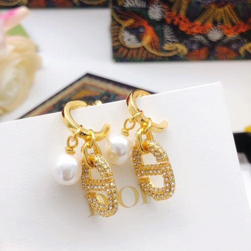 Replica Christian Dior Earrings For Women #1234817 $29.00 USD for Wholesale