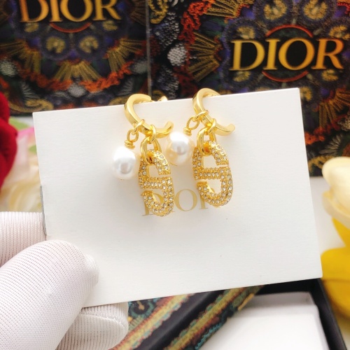 Replica Christian Dior Earrings For Women #1234817 $29.00 USD for Wholesale