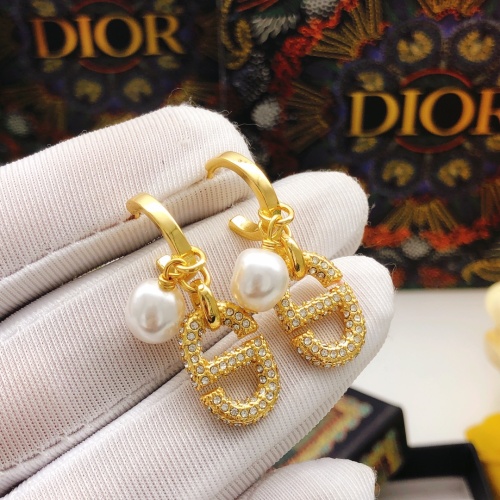 Replica Christian Dior Earrings For Women #1234817 $29.00 USD for Wholesale