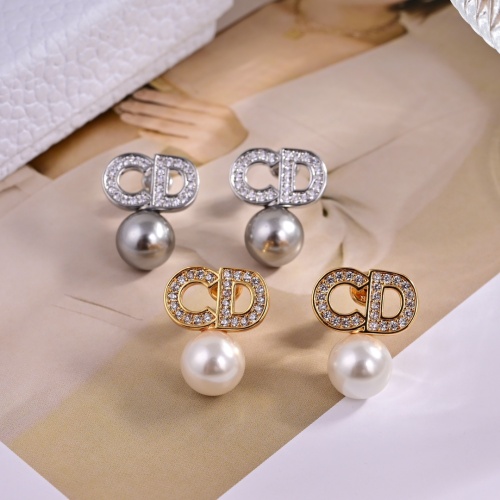 Replica Christian Dior Earrings For Women #1234824 $27.00 USD for Wholesale