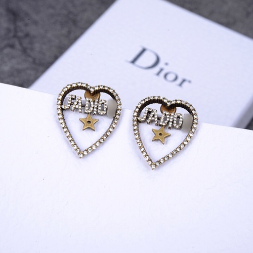 Replica Christian Dior Earrings For Women #1234827 $32.00 USD for Wholesale