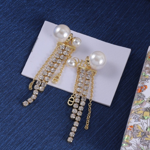 Replica Christian Dior Earrings For Women #1234837 $27.00 USD for Wholesale