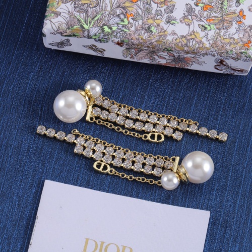 Replica Christian Dior Earrings For Women #1234837 $27.00 USD for Wholesale