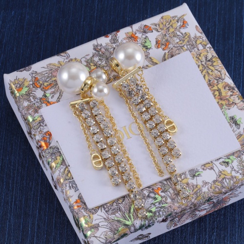 Replica Christian Dior Earrings For Women #1234837 $27.00 USD for Wholesale