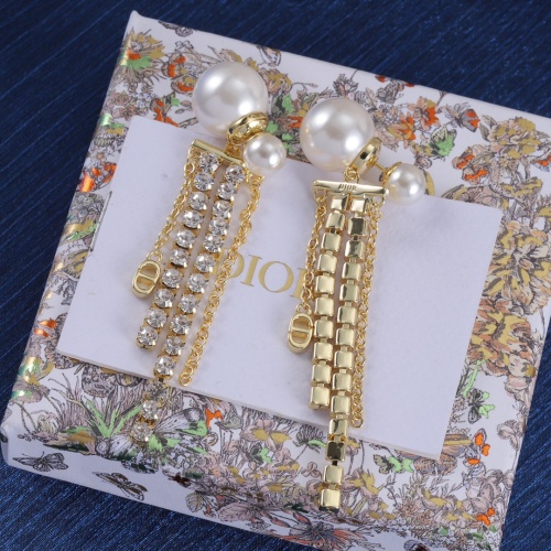 Replica Christian Dior Earrings For Women #1234837 $27.00 USD for Wholesale