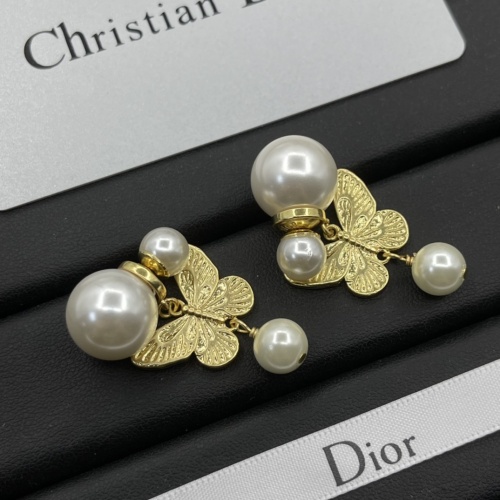 Replica Christian Dior Earrings For Women #1234839 $27.00 USD for Wholesale