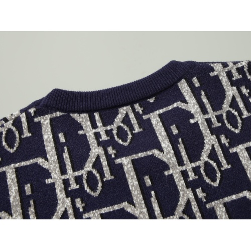 Replica Christian Dior Sweaters Long Sleeved For Men #1234885 $45.00 USD for Wholesale