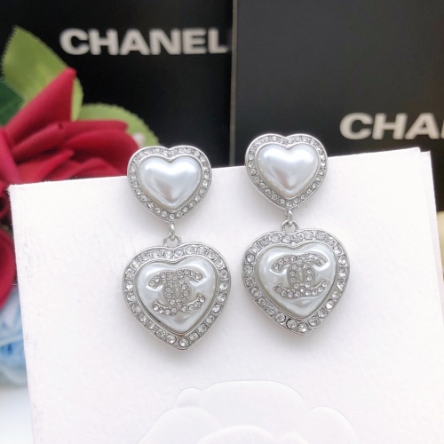 Replica Chanel Earrings For Women #1234901 $32.00 USD for Wholesale