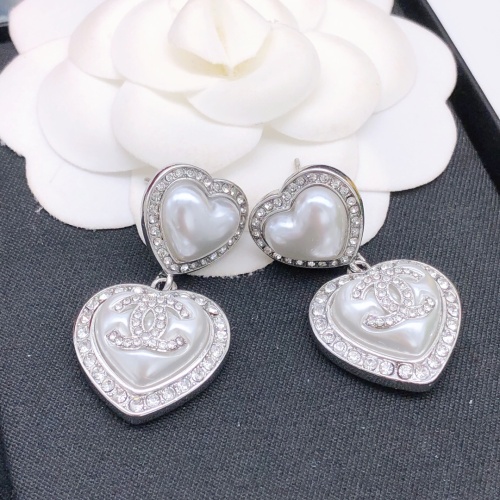 Replica Chanel Earrings For Women #1234901 $32.00 USD for Wholesale